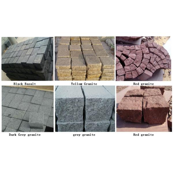 Red Natural Paving Stones Tile For Stair Steps / Countertop Granite Material