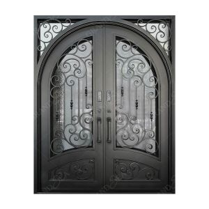 Modern Screen Main Entry Rod House Storm Security Black Single Double Modern