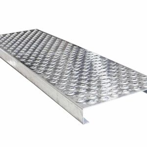 Equipment Steps Steel Safety Grating , Wear Resistance Galvanized Metal Grating