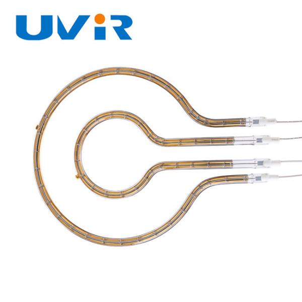 Buy 2200W Gold Reflective Ring Infrared Lamp 230V 8mm Tube at wholesale prices