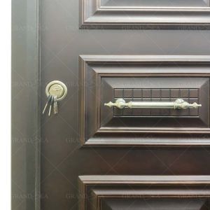 2022 Turkish Safety Steel Wooden Exterior Entry Security Turkey Armored Door