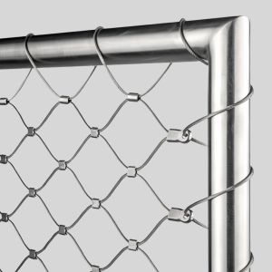 Huihao Design Wire Rope Mesh Fencing Frame System