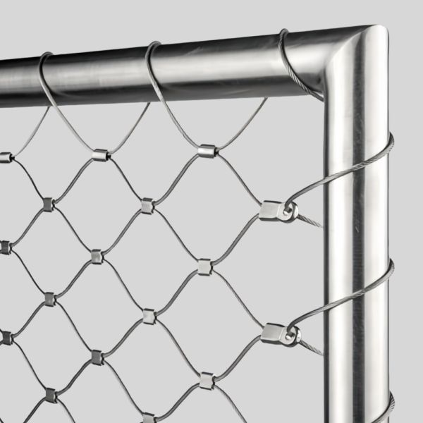 Buy Huihao Design Wire Rope Mesh Fencing Frame System at wholesale prices