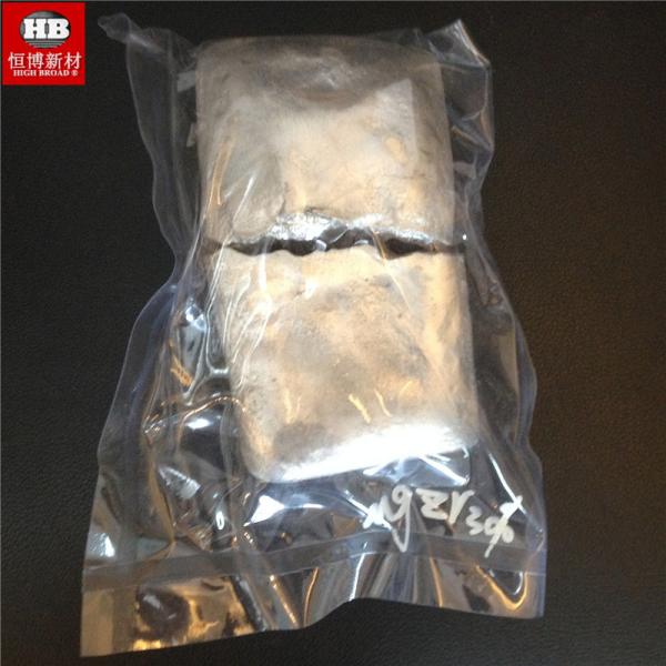 Buy Customized Magnesium Zirconium Master Alloy MgZr30 MgZr25 at wholesale prices