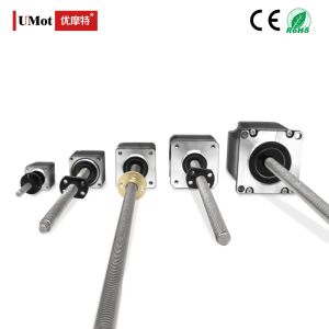 Max.Thrust 8N-980N Nema 8 11 14 17 23 Linear Actuator Stepper Motor with Lead