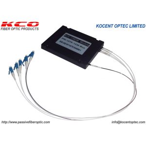 4CH FTTH Passive Fiber Wavelength Division Multiplexer 0.9mm Mux Demux