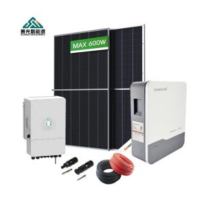 Versatile Hybrid Solar Panel System For House 6Kw Solar System