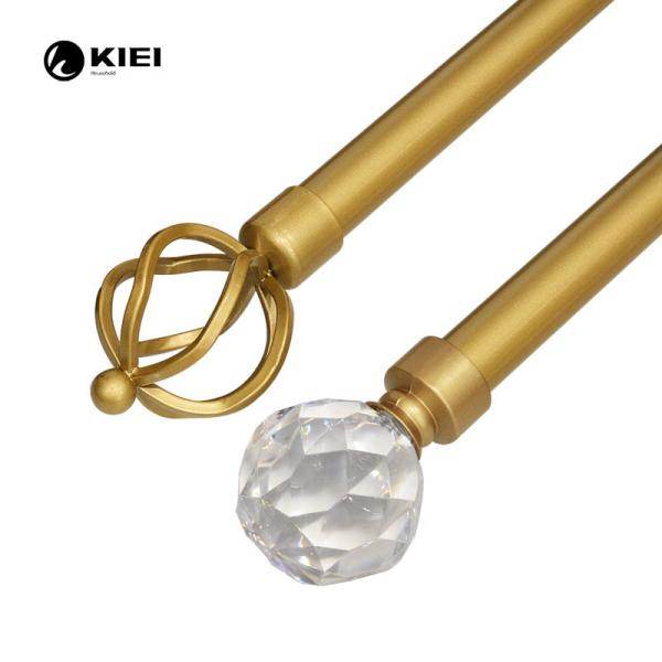 Buy Golden 28mm 25mm Metal Telescopic Rods Classical Style at wholesale prices