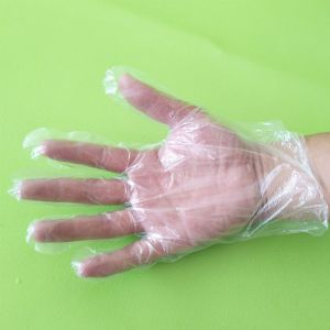 Plastic HDPE/LDPE PE Disposable Poly Food Service Hand Gloves