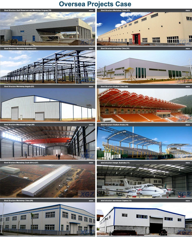 Modern Steel Structure Building Galvanized Industrial Steel Warehouse Construction