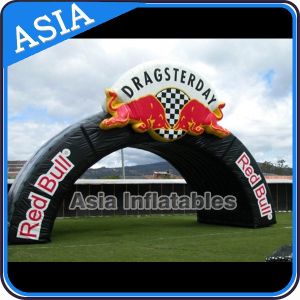 Square Inflatable Archway With Ball Middle For Advertising