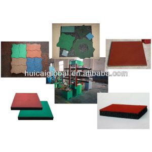 Long Service Life Column Type Rubber Tile Press Vulcanizer Rubber Tile Making