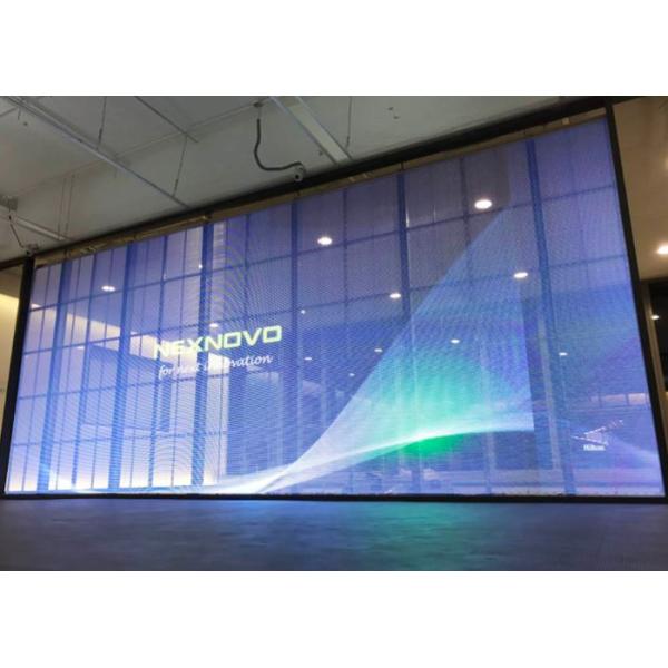 High Brightness P7.8 Transparent Glass Led Screen 281trillion IC 2038