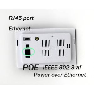 Wall Tablet display with wifi Rj45 POE and DC IN powered For Home Automation