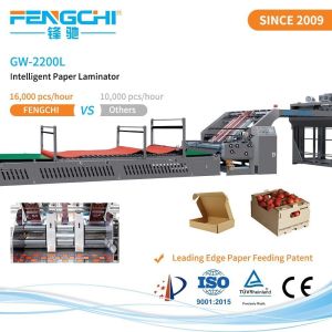 Full Servo Controlled 3ply Flute Laminator Machine