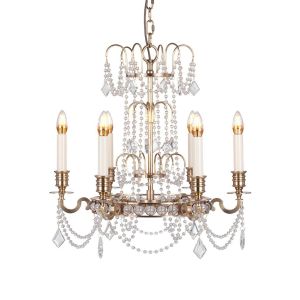 American Vintage Necklace Candlestick Chandelier Villa Loft Apartment Staircase