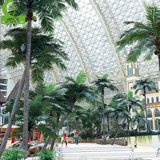 Premium Artificial Coconut Palm Trees & Plants - Customizable UV-Resistant