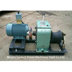 Overhead Line Diesel Engine Cable Winch Puller With Belt Driven