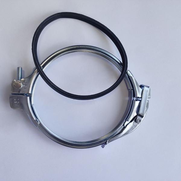 Buy 2.0mm Clamp Thickness Heavy Duty Pipe Clamps Durable Quick Release Duct Clamp for Industrial Applications at wholesale prices