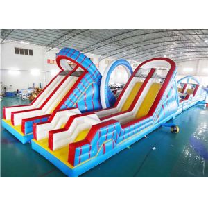 Giant Adult Inflatable Obstacle Challenges With Digital Printing