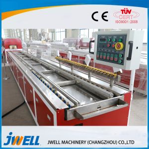 PE WPC Plastic Extrusion Machine Simple Operation Heating Head Cut