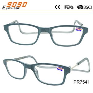 China Wholesale Foldable Hanging Neck Plastic magnetic reading glasses