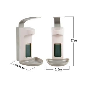 Elbow Pressure Sensor Manual Soap Dispenser 1-3ml Each Drop Volume CE Approval