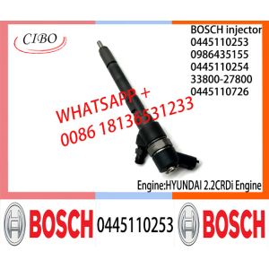 BOSCH Common fuel Injector 0445110253 0445110254 0445110726 0986435155 33800