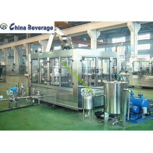 Sparkling Carbonated Drink Filling Machine Automated PET Bottle Food Grade