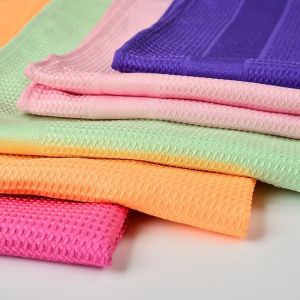 350GSM Microfiber Waffle Kitchen Towel - Absorbent & Lint-Free
