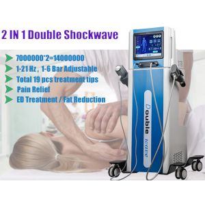 Double Shockwave Handles Shockwave Therapy For Erectile Dysfunction