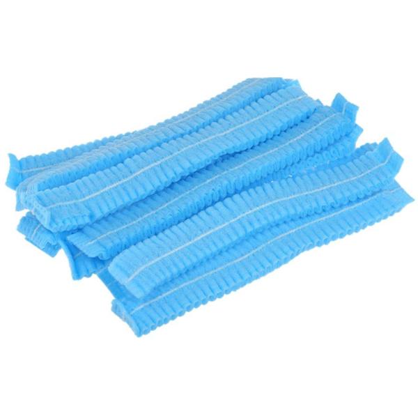 S&J Disposable non woven medical bouffant clip cap elastic disposable doctor nurse bouffant caps