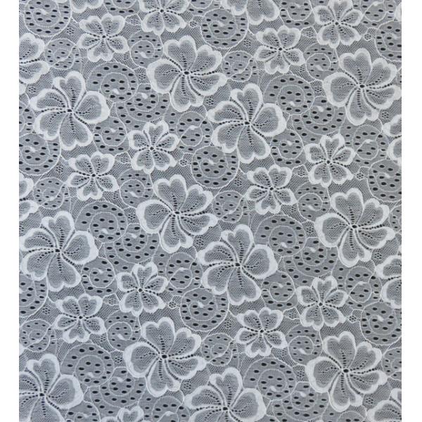 Buy Embellished Stretchable Trim Lace Fabric Wedding Gown Designers at wholesale prices