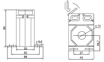720V Safety DC Contactor Low Voltage Protection Devices Current Transformers 4KVeff 50Hz
