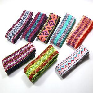 Jacquard Ribbon for Garment Underwear Waistband Vintage Jacquard Elastic Band