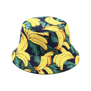 Round Brim 58cm Fisherman Bucket Hats For Young People