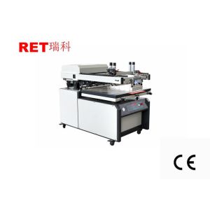 Semi Auto Flat Arm Silk Screen Printing Press Machine Servo Motor Controlled