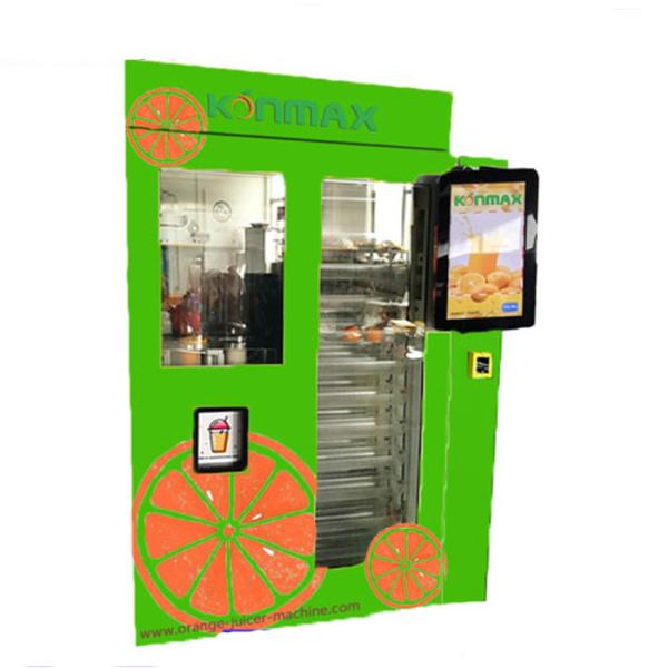 Buy Freshly Squeezed Orange Juice Vending Machine With Self Clean at wholesale prices