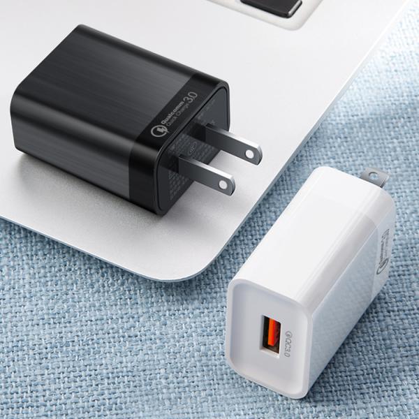 QC3.0 USB Wall Chargers 18W 12 Volt Fast Charger 1.5A