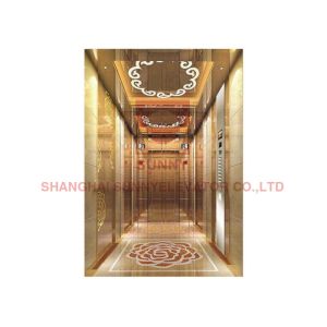 4 Floors Electric 3.0m/S AC Panoramic Home Elevator With Small Machine Room