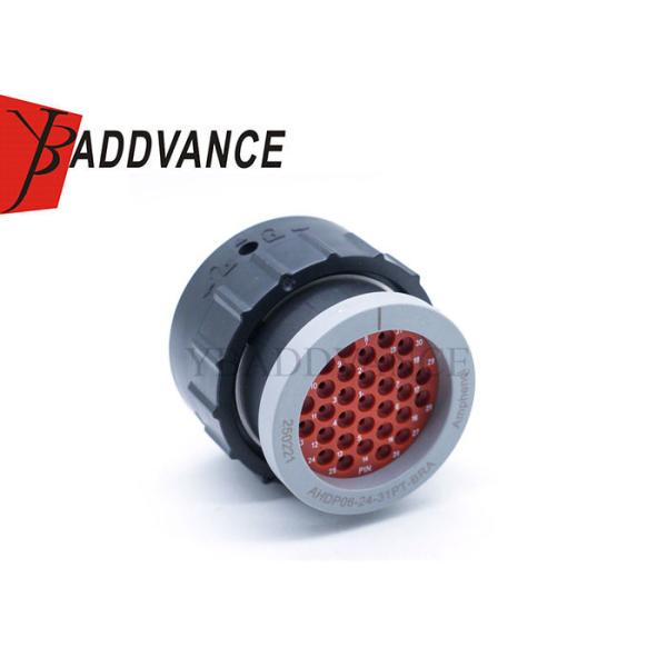 AHDP06-24-31PT-BRA Waterproof 31 Pin Male Sealed Amphenol Cable Connector Comparable to PN HDP26-24-31ST-L017