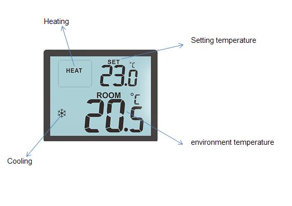 Riseem 230VAC Non - programmable Temperature Controller Digital Heating Boiler Room Thermostat