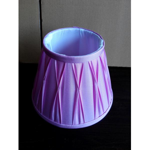 Buy Custom Box Pinched Silk Fabric Pleated Lamp Shade at wholesale prices