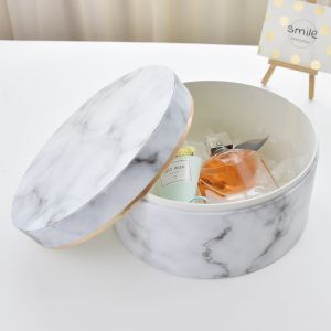 Waterproof Recyclable Paper Box Packaging Cardboard Round Flower Boxes With Logo