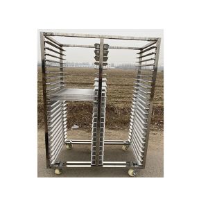 Custom Made 304 Stainless Steel Tray Rack Trolley Kitchen Cooling