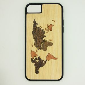 Laser Engraving Blank Wood iPhone X Case Light Weight with Custom Design