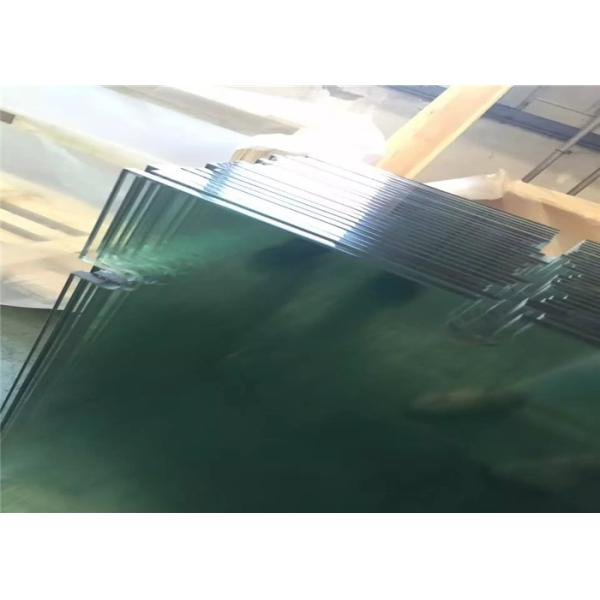 Thickness 10mm 12mm Tempered Glass / Toughened Laminated Glass For Construction
