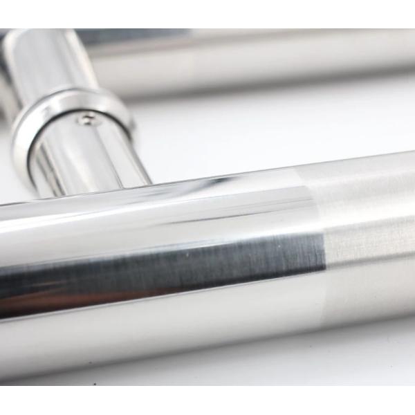 Glass Door Stainless Steel Back To Back Pull Handles 316 Grade 300Mm Length