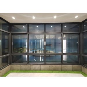 Aluminium Tempered Glass Curtain Wall Facade Corrosion Resistant