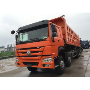 Low Fuel Consumption Efficient Tipper Dump Truck 371HP 8x4 RHD SINOTRUK HOWO